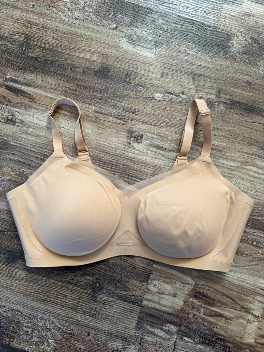 Honeylove CrossOver Bra Sand Size XL, 38 D/DD(E)